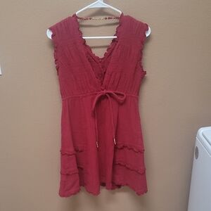 Red Sleeveless Mini Dress ❤️